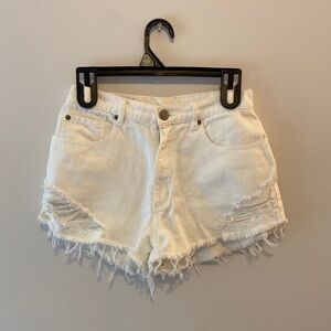 Garage White Shorts Size 1